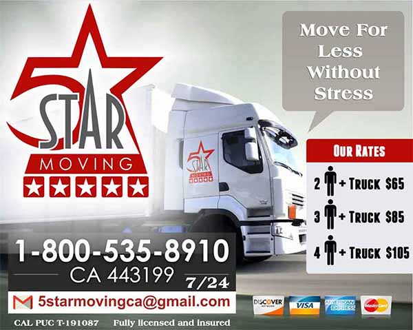 Star Moving Services advertisement