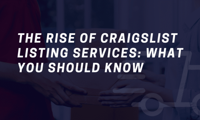 Add a subheading (5) Craigslist listing