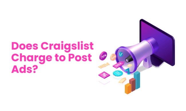 Place an (1) Craigslist Charge to Post Ads