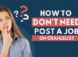 Post a Job on Craigslist